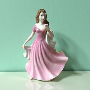 Leonardo Collection Princess Music Box Figurine Pink Dress Spinning 7”
